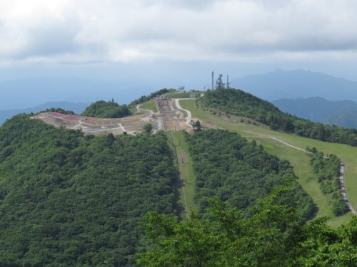 茶臼山頂上